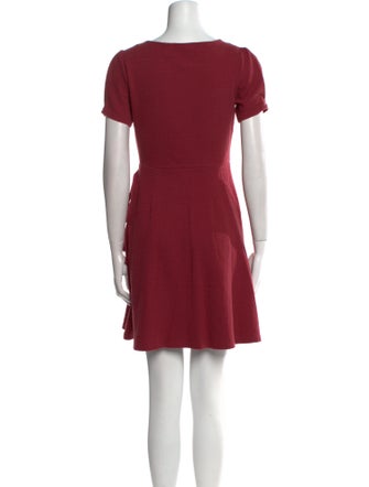 Cynthia Rowley Scoop Neck Mini Dress