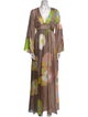 Cynthia Rowley Printed Long Dress