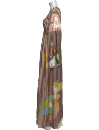 Cynthia Rowley Printed Long Dress
