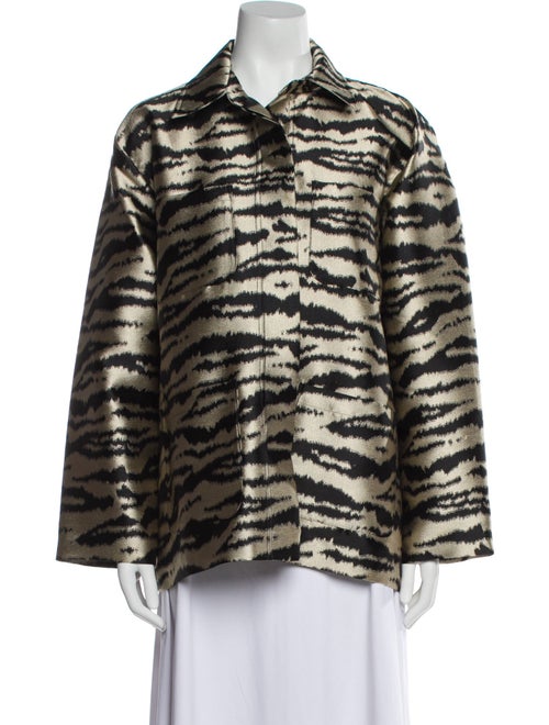 Cynthia Rowley Animal Print Jacket
