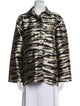Cynthia Rowley Animal Print Jacket