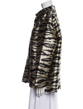 Cynthia Rowley Animal Print Jacket