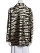 Cynthia Rowley Animal Print Jacket