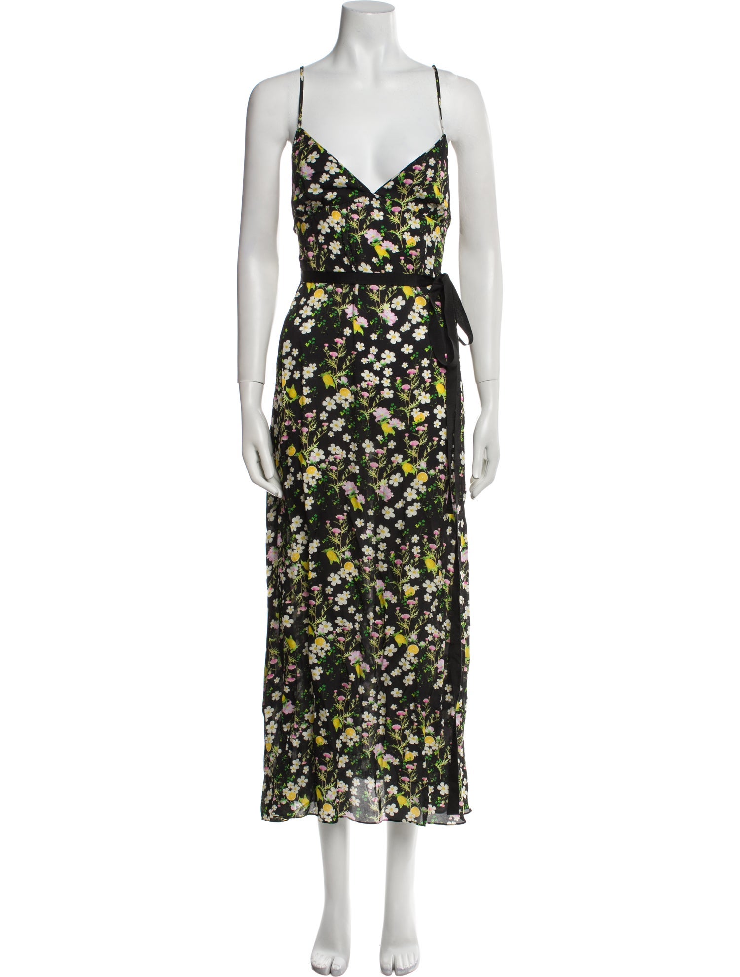 Cynthia Rowley Floral Print Long Dress
