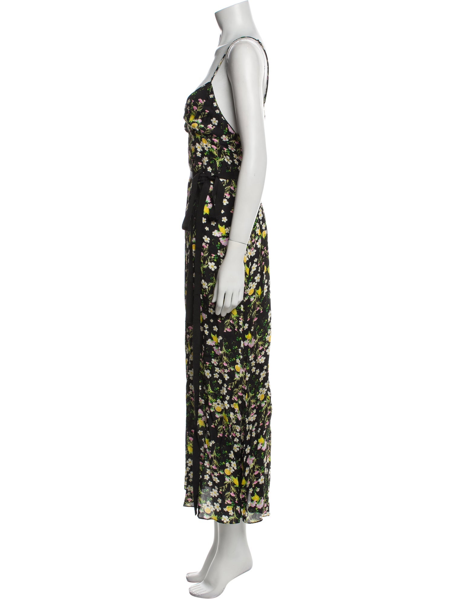 Cynthia Rowley Floral Print Long Dress