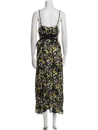 Cynthia Rowley Floral Print Long Dress