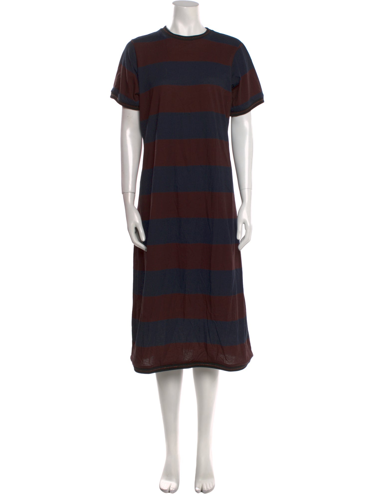 Cynthia Rowley Striped Midi Length Dress