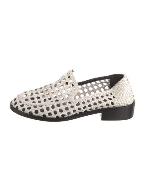 Cynthia Rowley Leather Animal Print Loafers