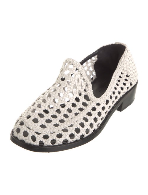 Cynthia Rowley Leather Animal Print Loafers