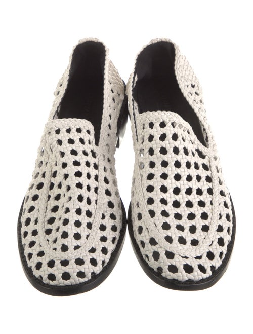 Cynthia Rowley Leather Animal Print Loafers