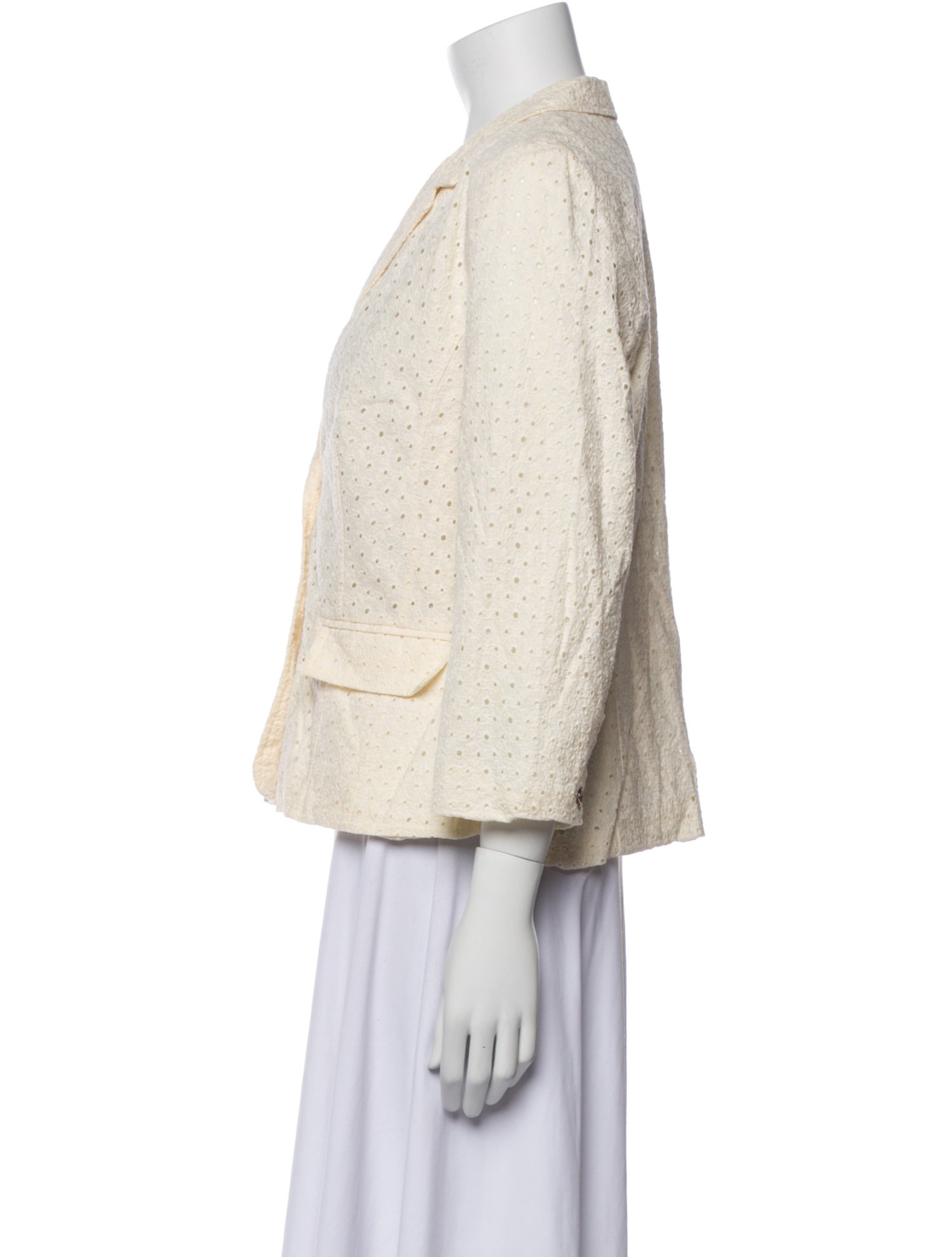 Cynthia Rowley Tweed Pattern Blazer