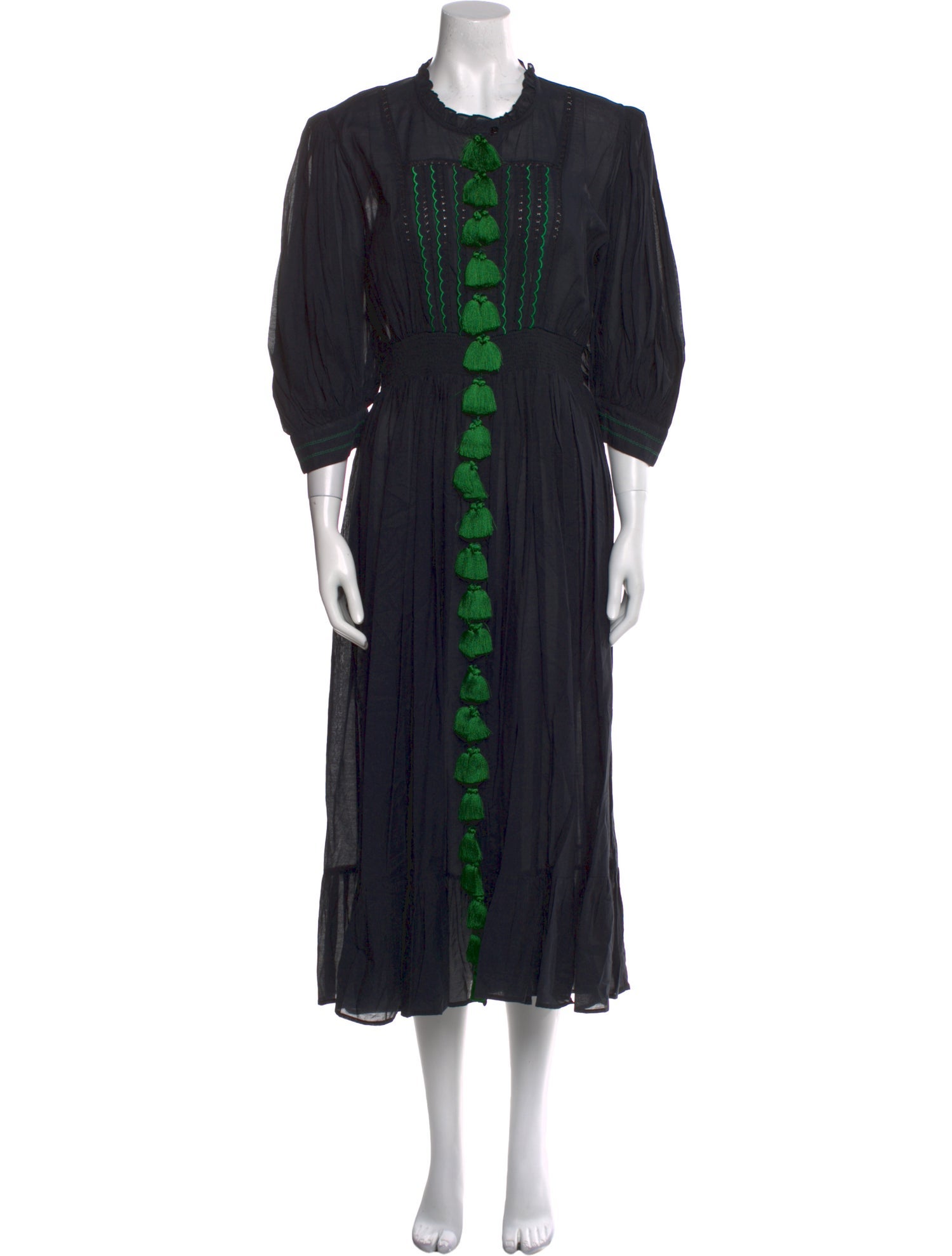 Cynthia Rowley Crew Neck Long Dress