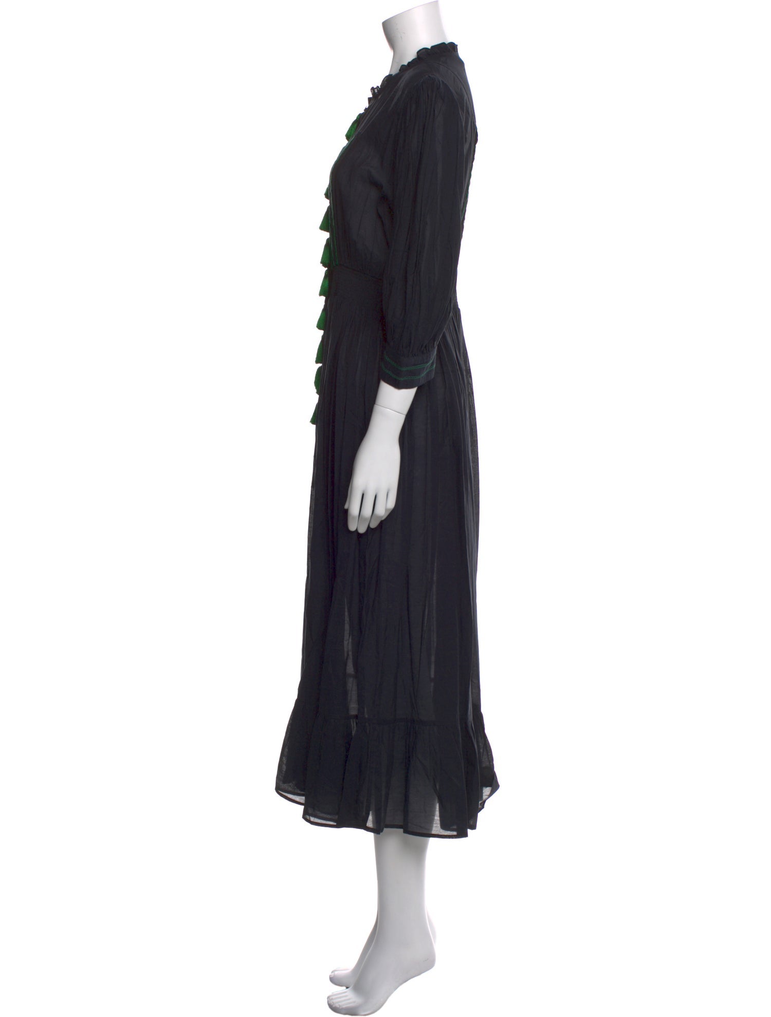 Cynthia Rowley Crew Neck Long Dress