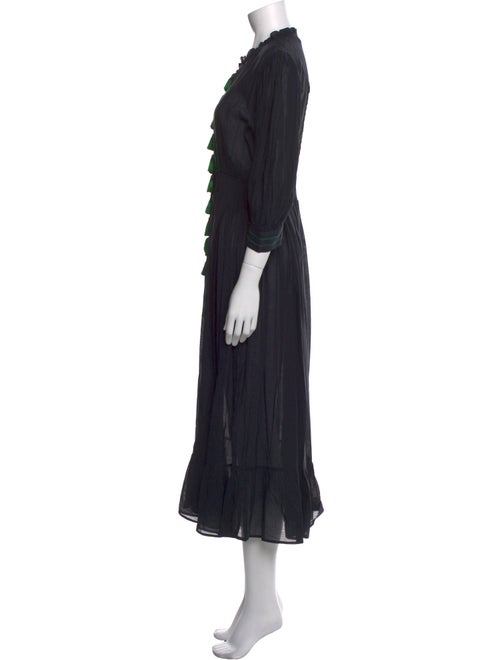 Cynthia Rowley Crew Neck Long Dress