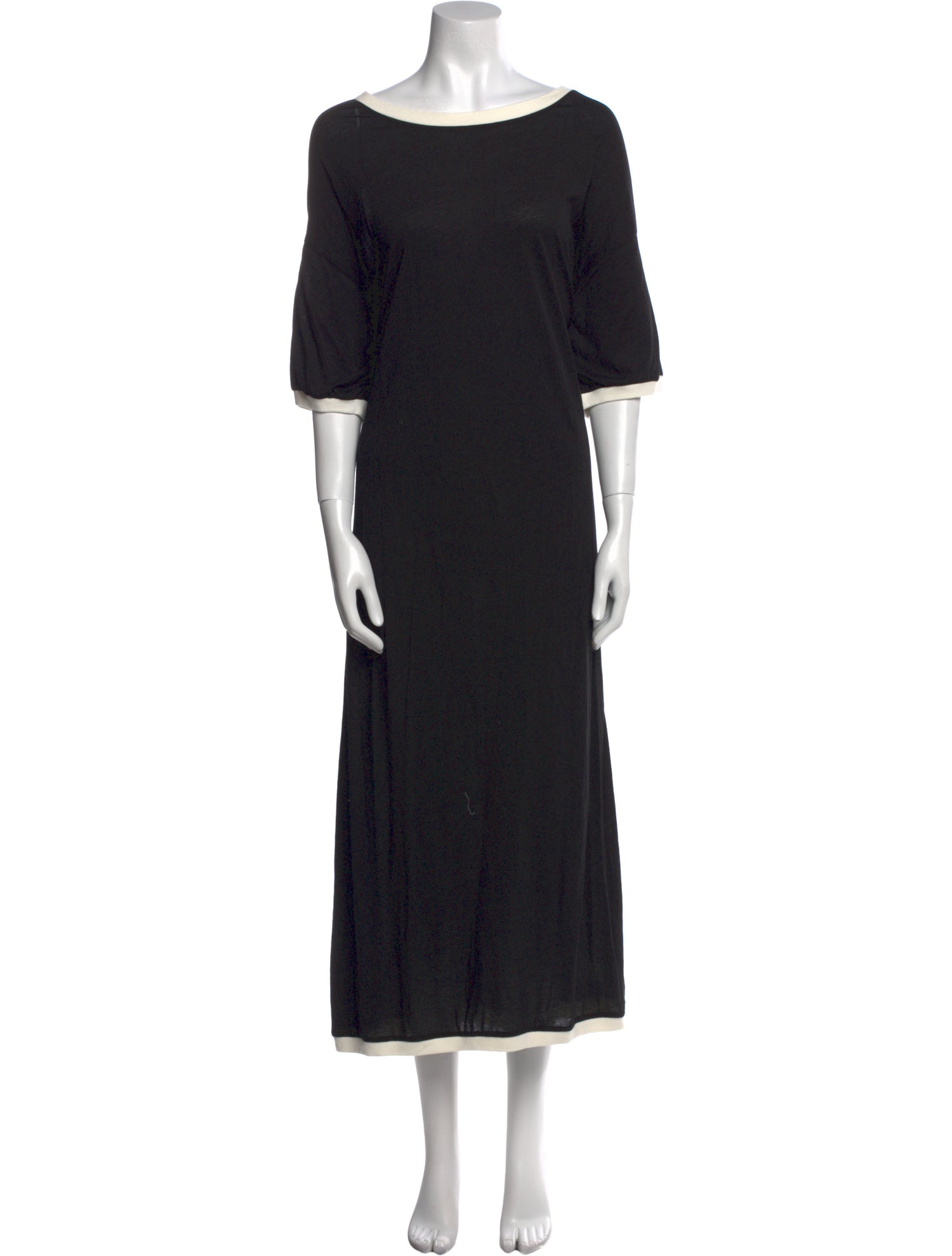 Cynthia Rowley Bateau Neckline Long Dress