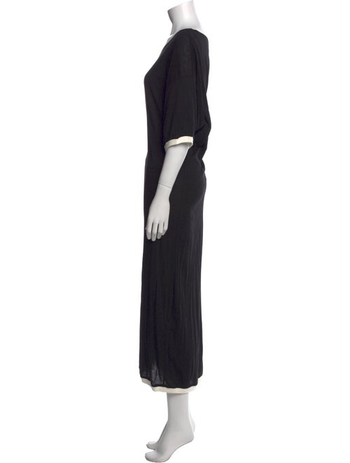 Cynthia Rowley Bateau Neckline Long Dress