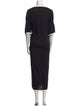 Cynthia Rowley Bateau Neckline Long Dress