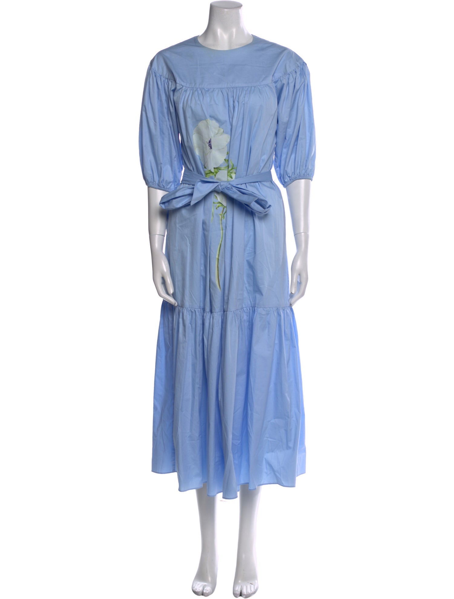 Cynthia Rowley Crew Neck Long Dress