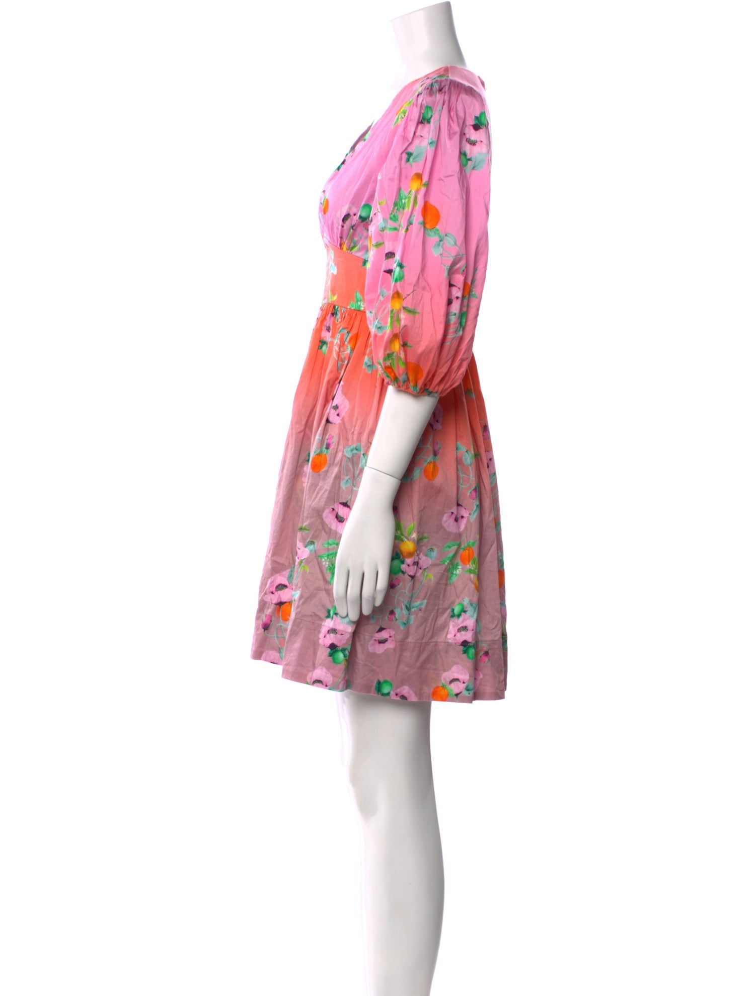 Cynthia Rowley Floral Print Mini Dress