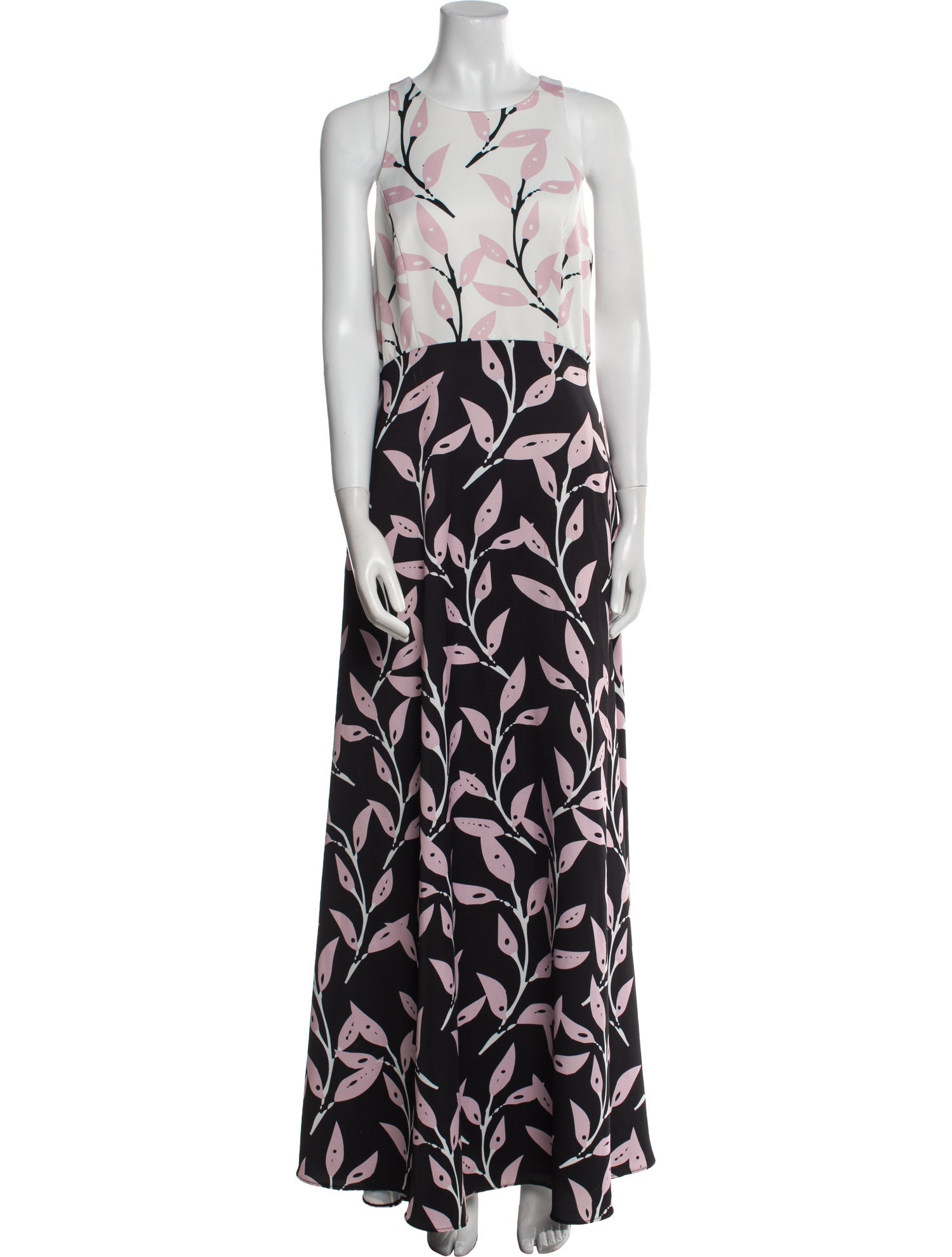 Cynthia Rowley Floral Print Long Dress