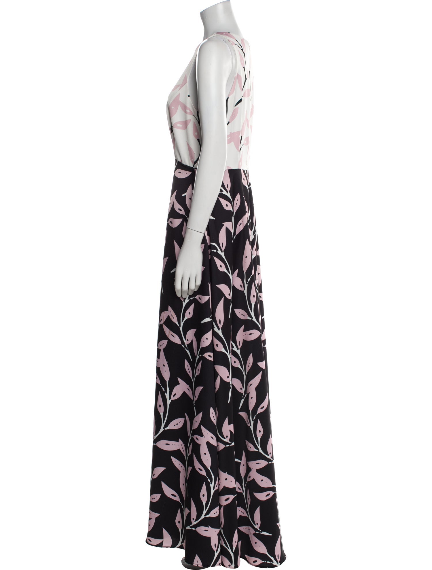 Cynthia Rowley Floral Print Long Dress