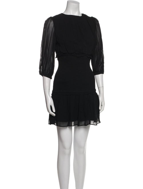Cynthia Rowley Bateau Neckline Mini Dress