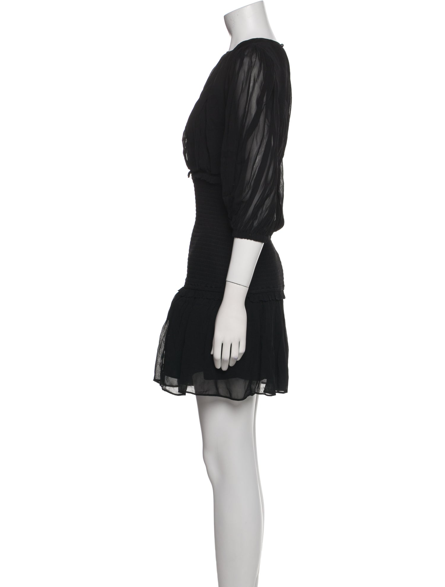 Cynthia Rowley Bateau Neckline Mini Dress