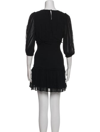 Cynthia Rowley Bateau Neckline Mini Dress