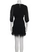 Cynthia Rowley Bateau Neckline Mini Dress
