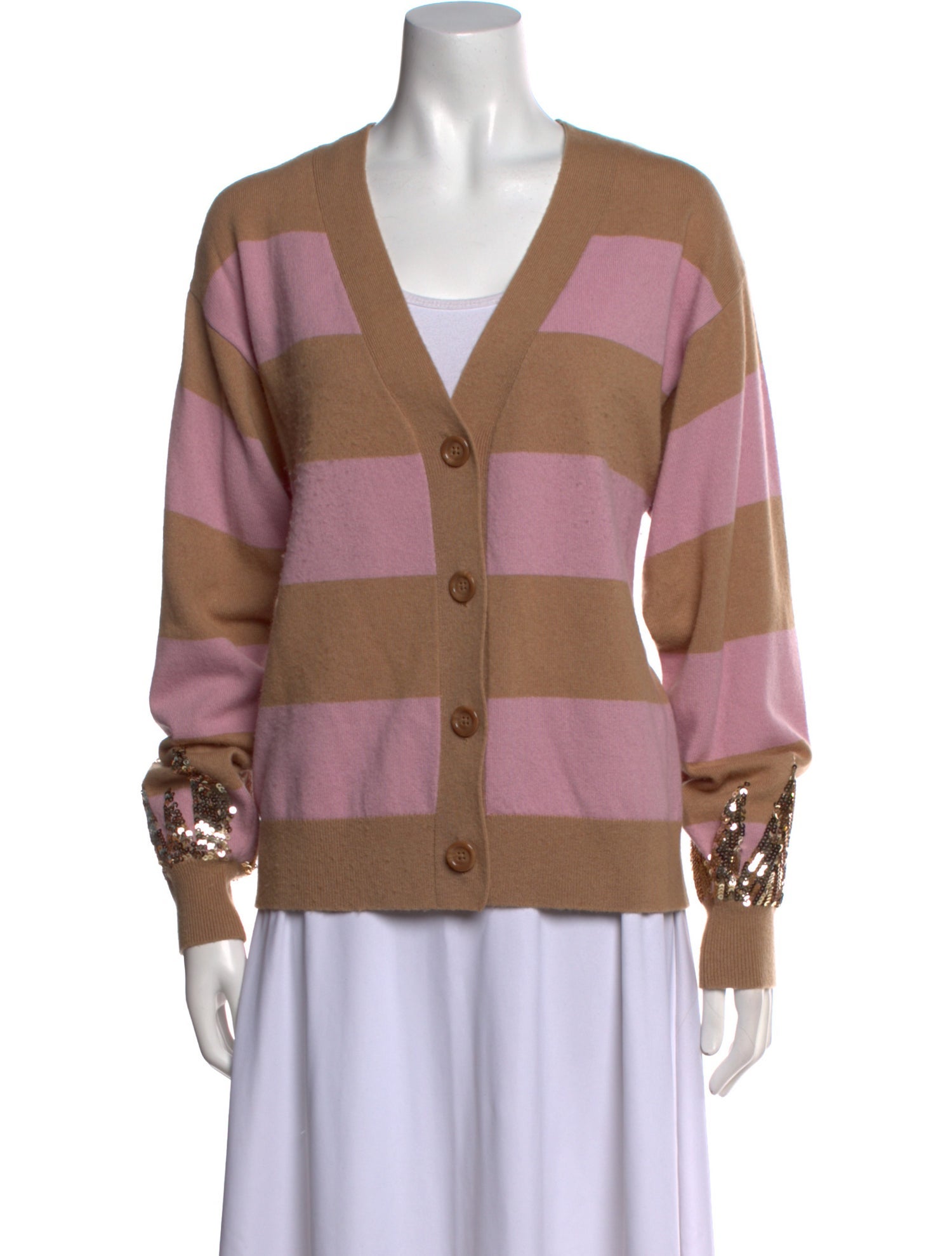 Cynthia Rowley Wool Striped Sweater