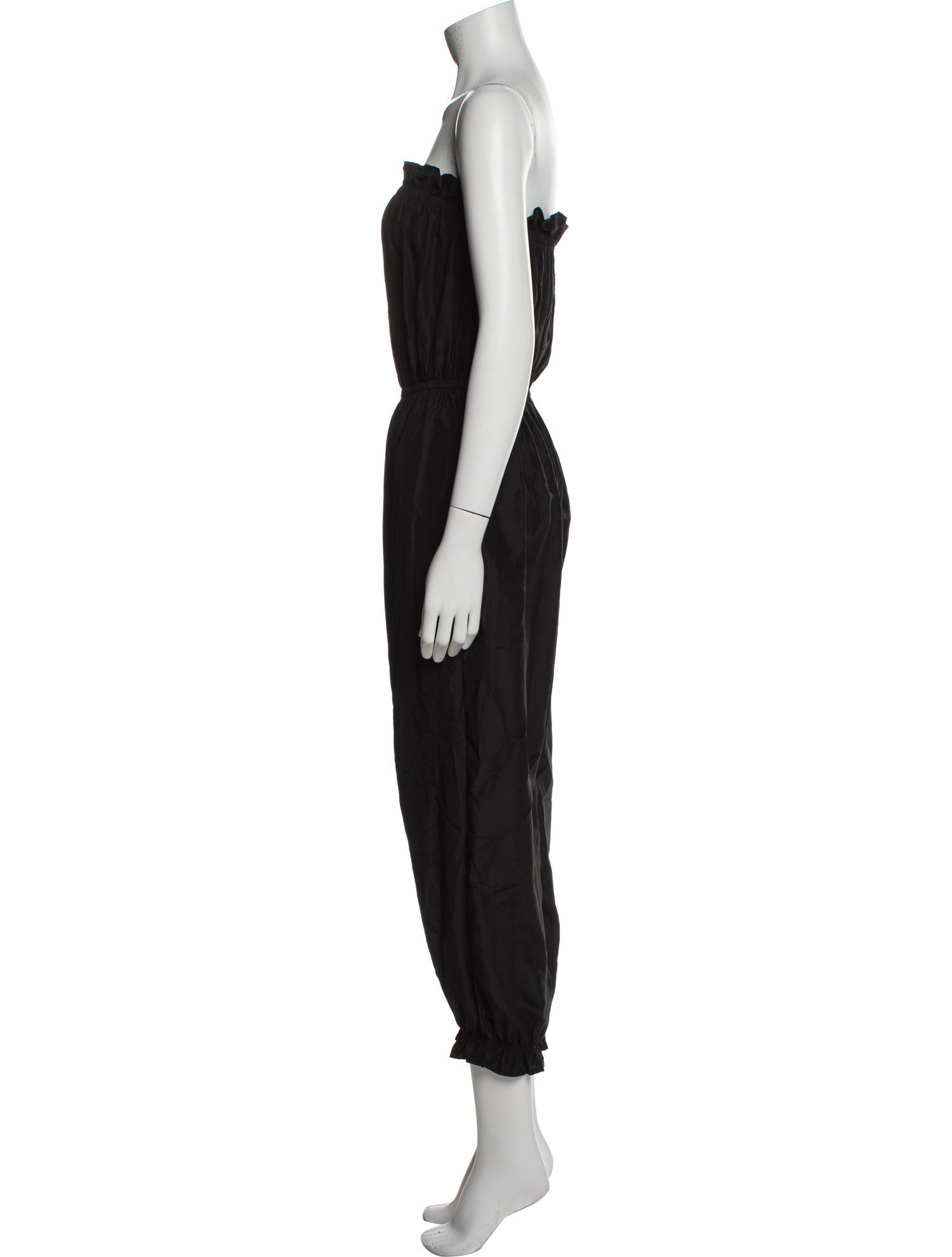 Cynthia Rowley Silk Strapless Jumpsuit