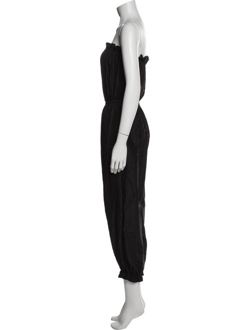Cynthia Rowley Silk Strapless Jumpsuit