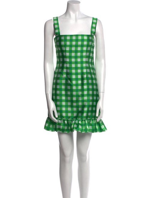 Cynthia Rowley Plaid Print Mini Dress