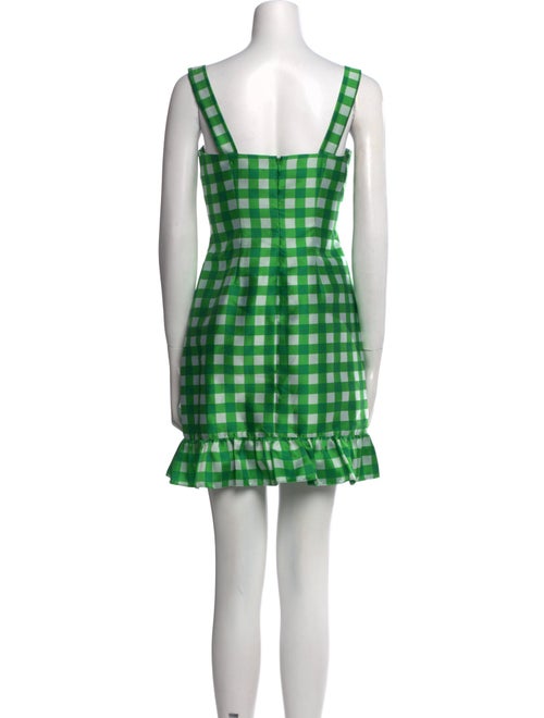 Cynthia Rowley Plaid Print Mini Dress