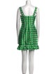 Cynthia Rowley Plaid Print Mini Dress