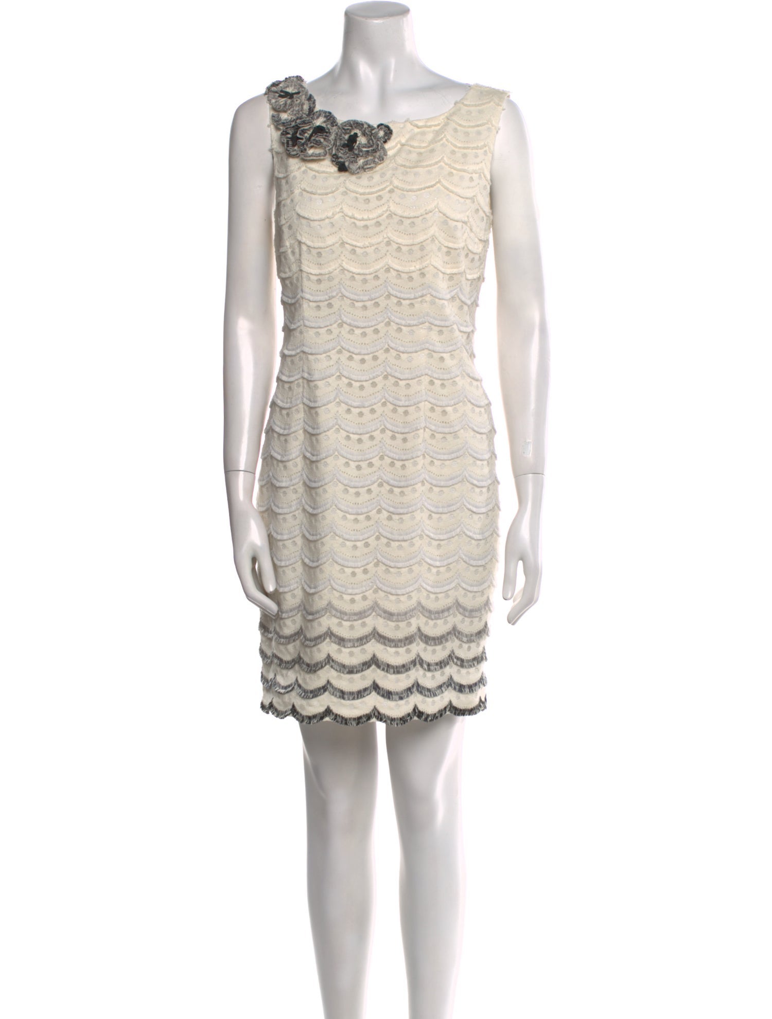 Cynthia Rowley Scoop Neck Mini Dress