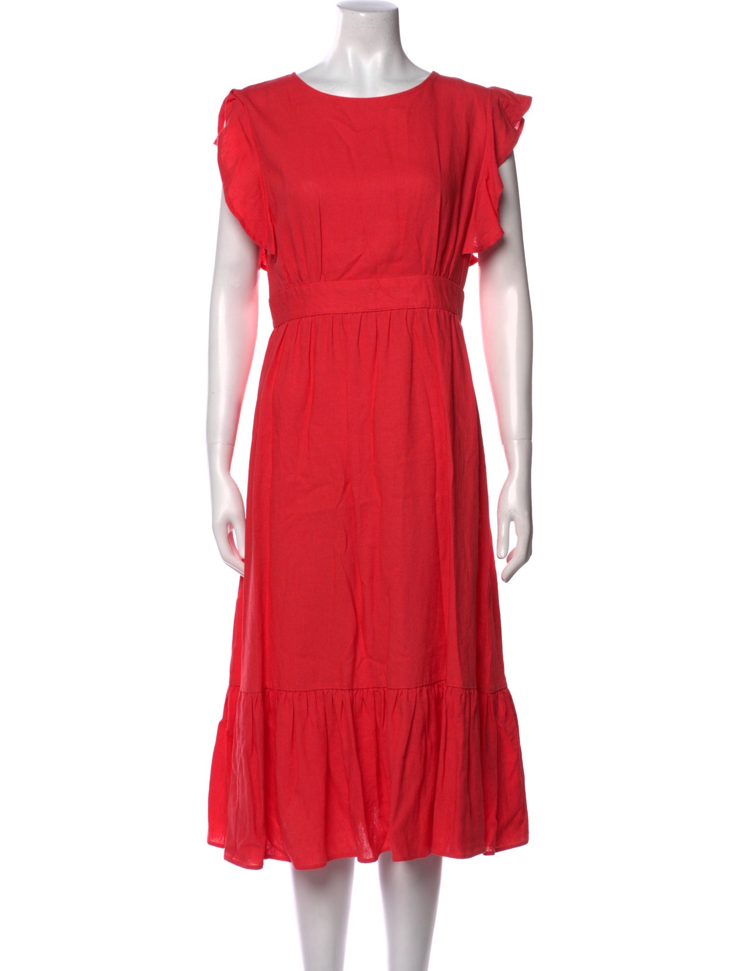 Cynthia Rowley Linen Midi Length Dress