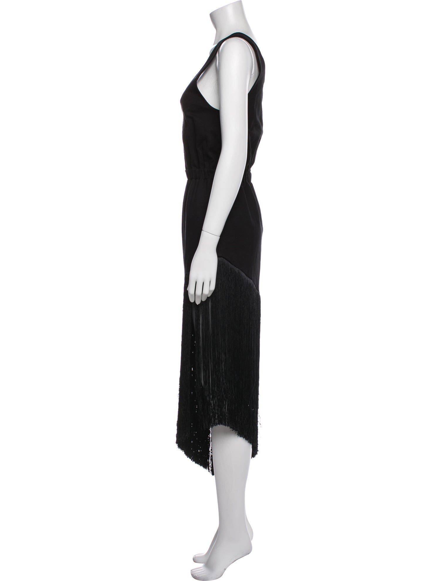 Cynthia Rowley Scoop Neck Midi Length Dress