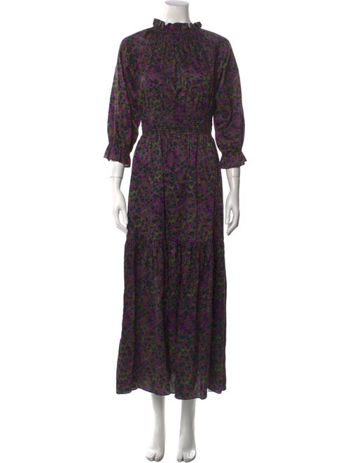 Cynthia Rowley Floral Print Long Dress