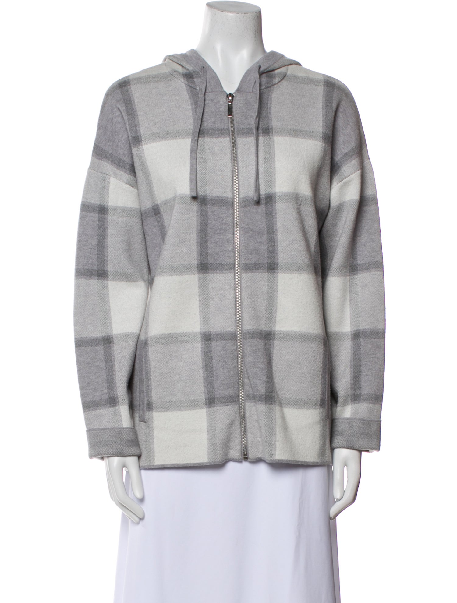 Cynthia Rowley Plaid Print Jacket