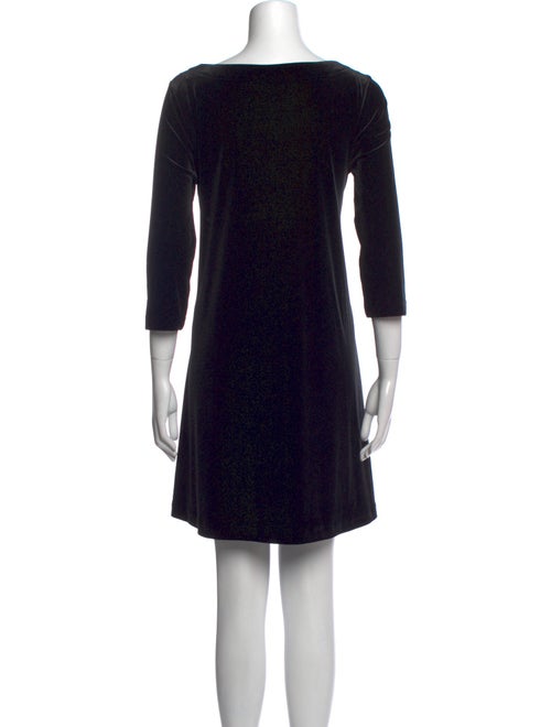 Cynthia Rowley Bateau Neckline Mini Dress