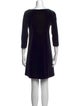 Cynthia Rowley Bateau Neckline Mini Dress