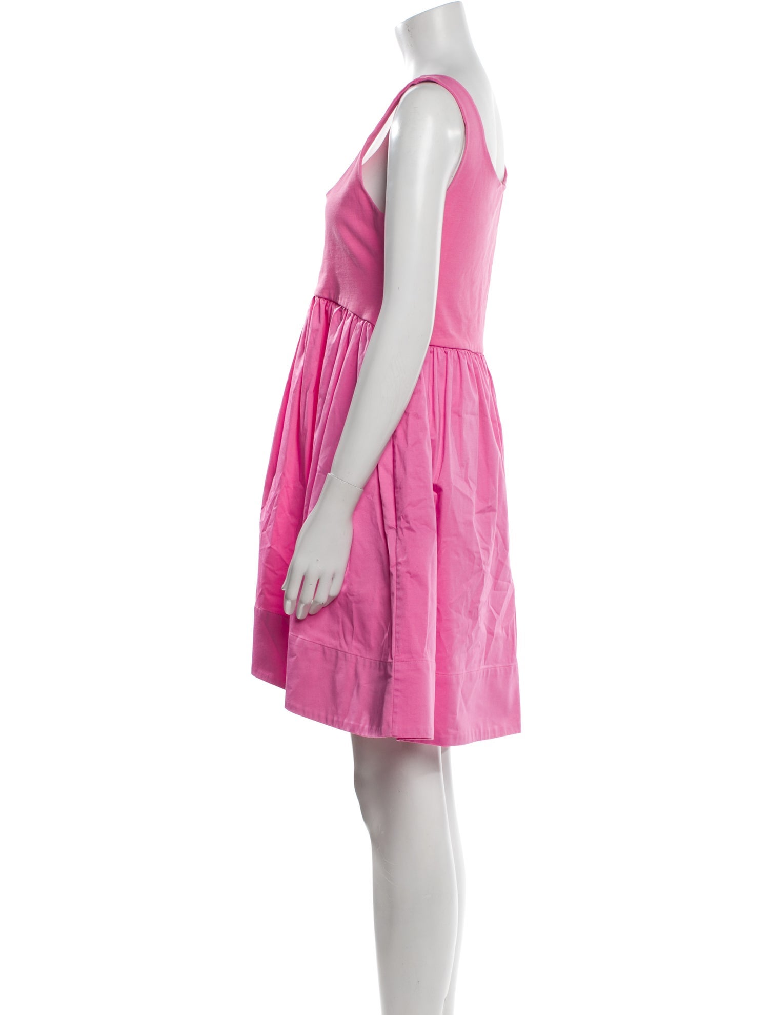 Cynthia Rowley Square Neckline Mini Dress