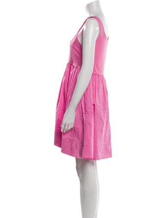 Cynthia Rowley Square Neckline Mini Dress