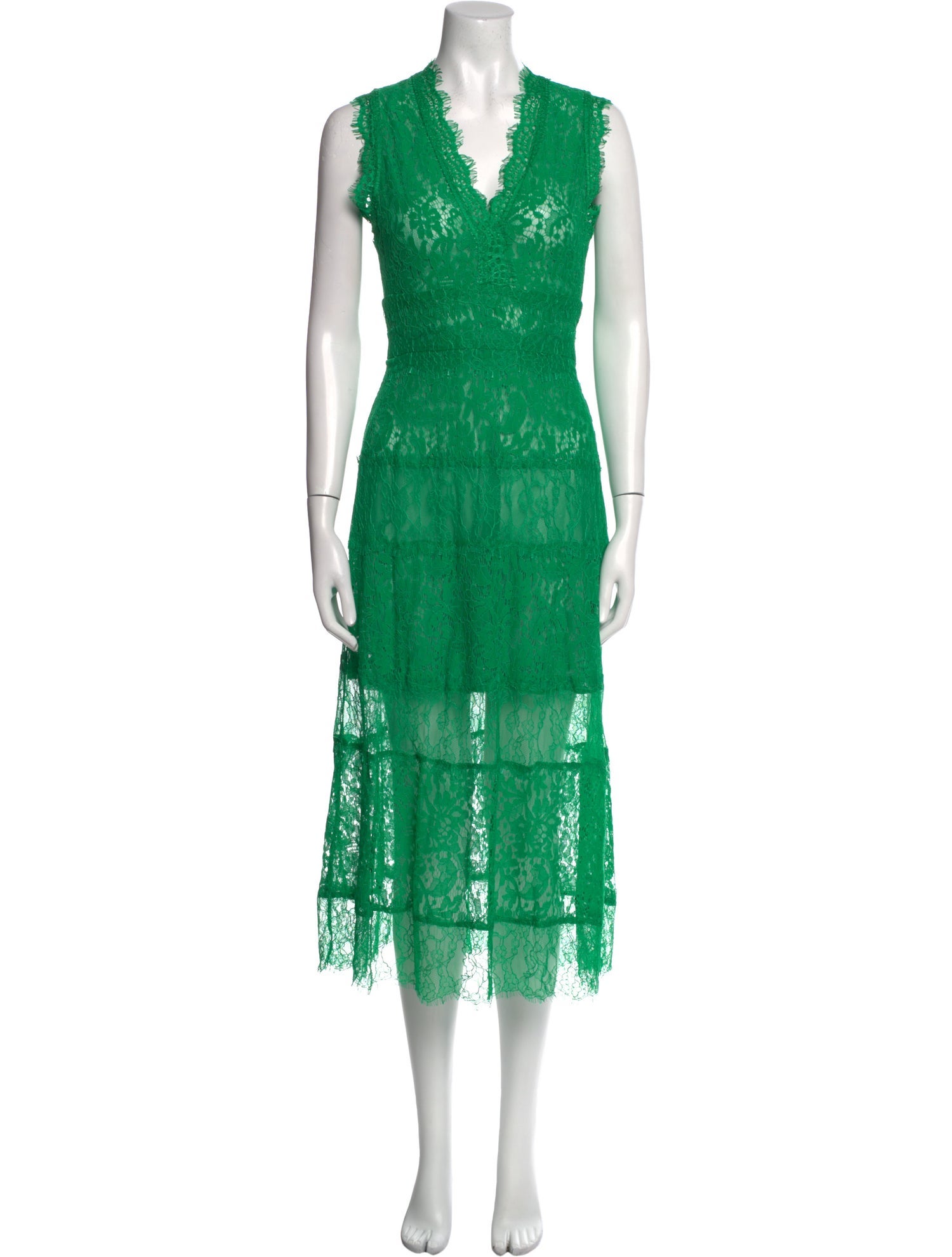 Cynthia Rowley V-Neck Midi Length Dress