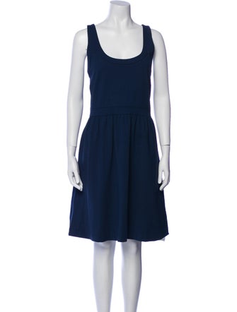 Cynthia Rowley Scoop Neck Knee-Length Dress