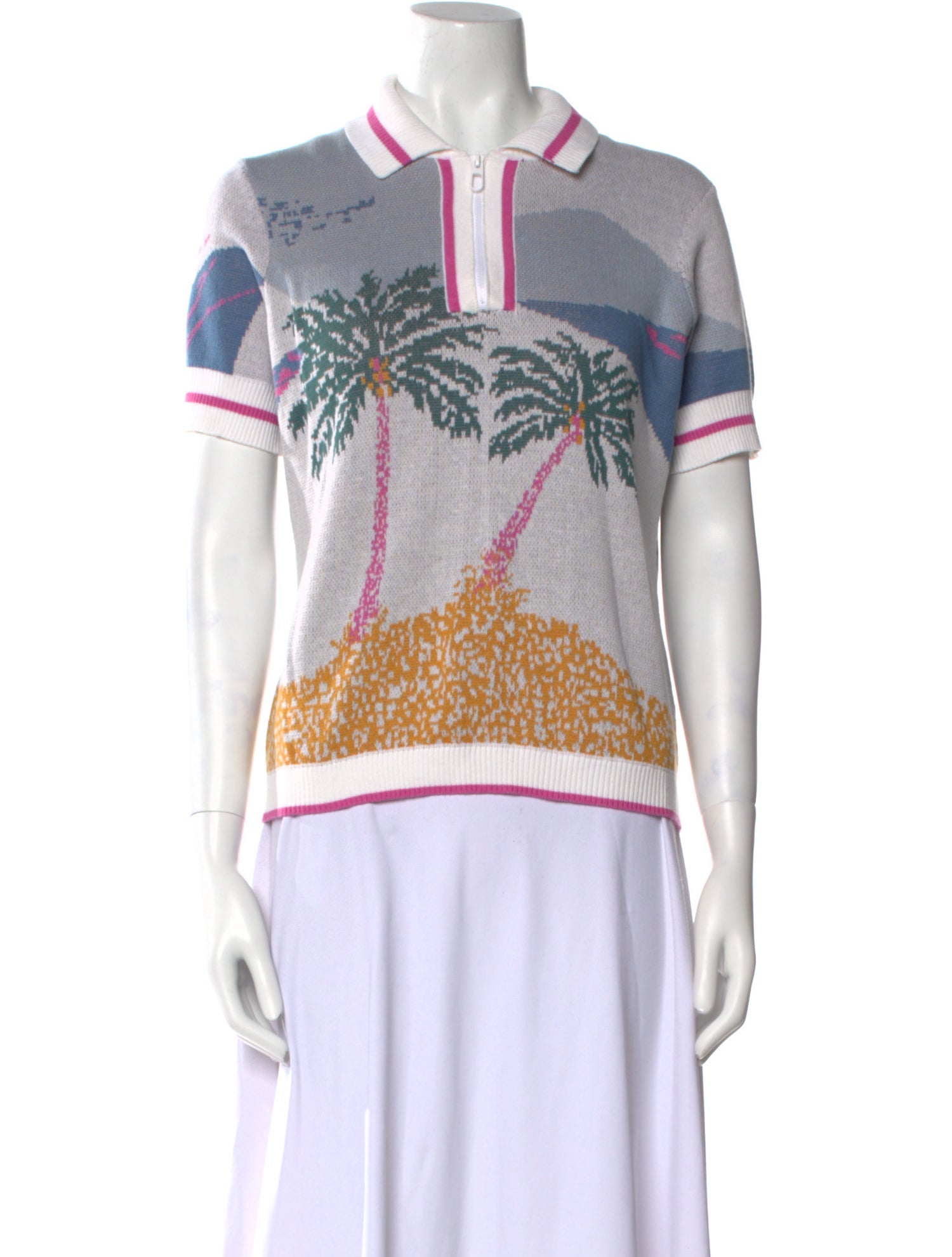 Cynthia Rowley Vintage Printed Sweater