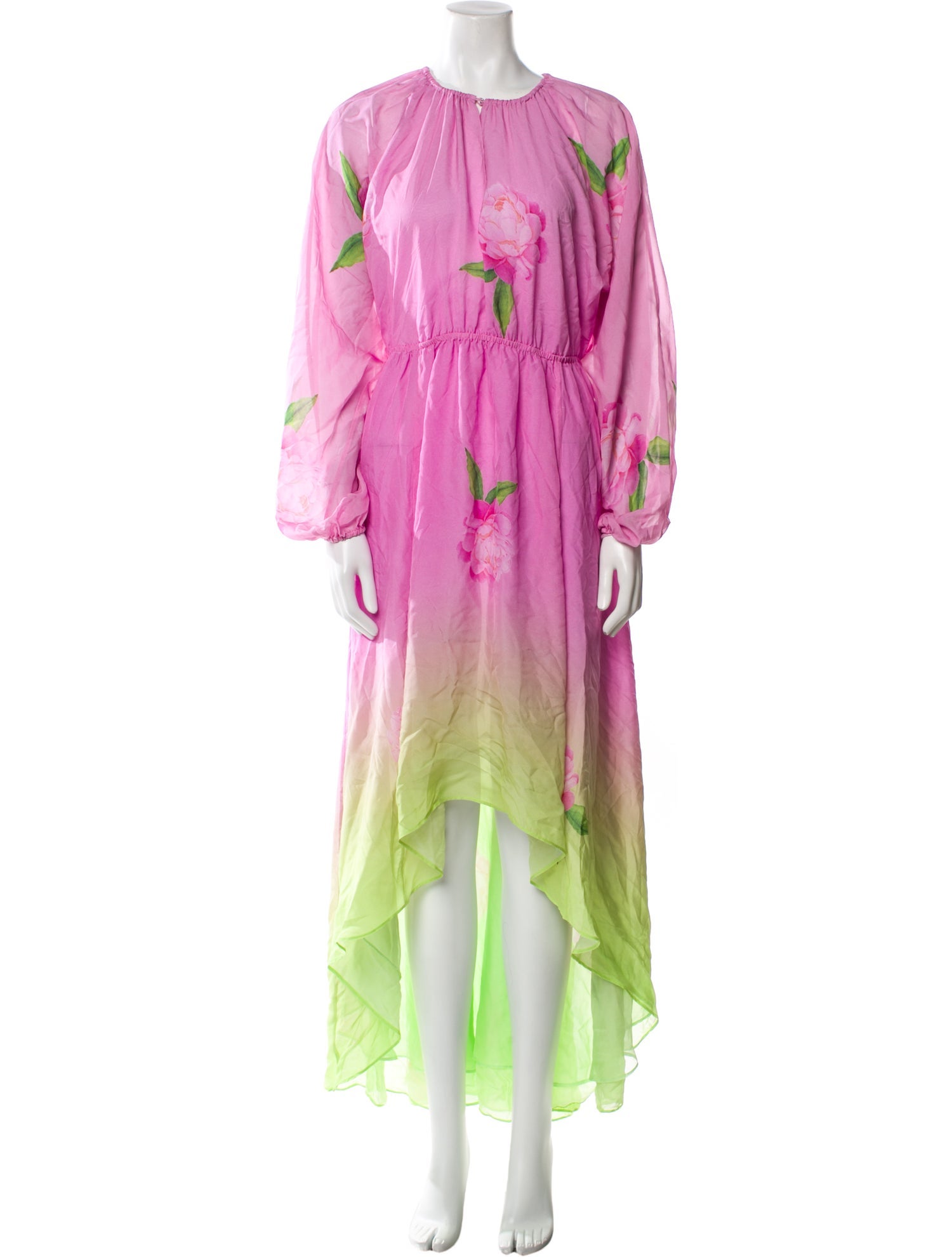 Cynthia Rowley Floral Print Long Dress