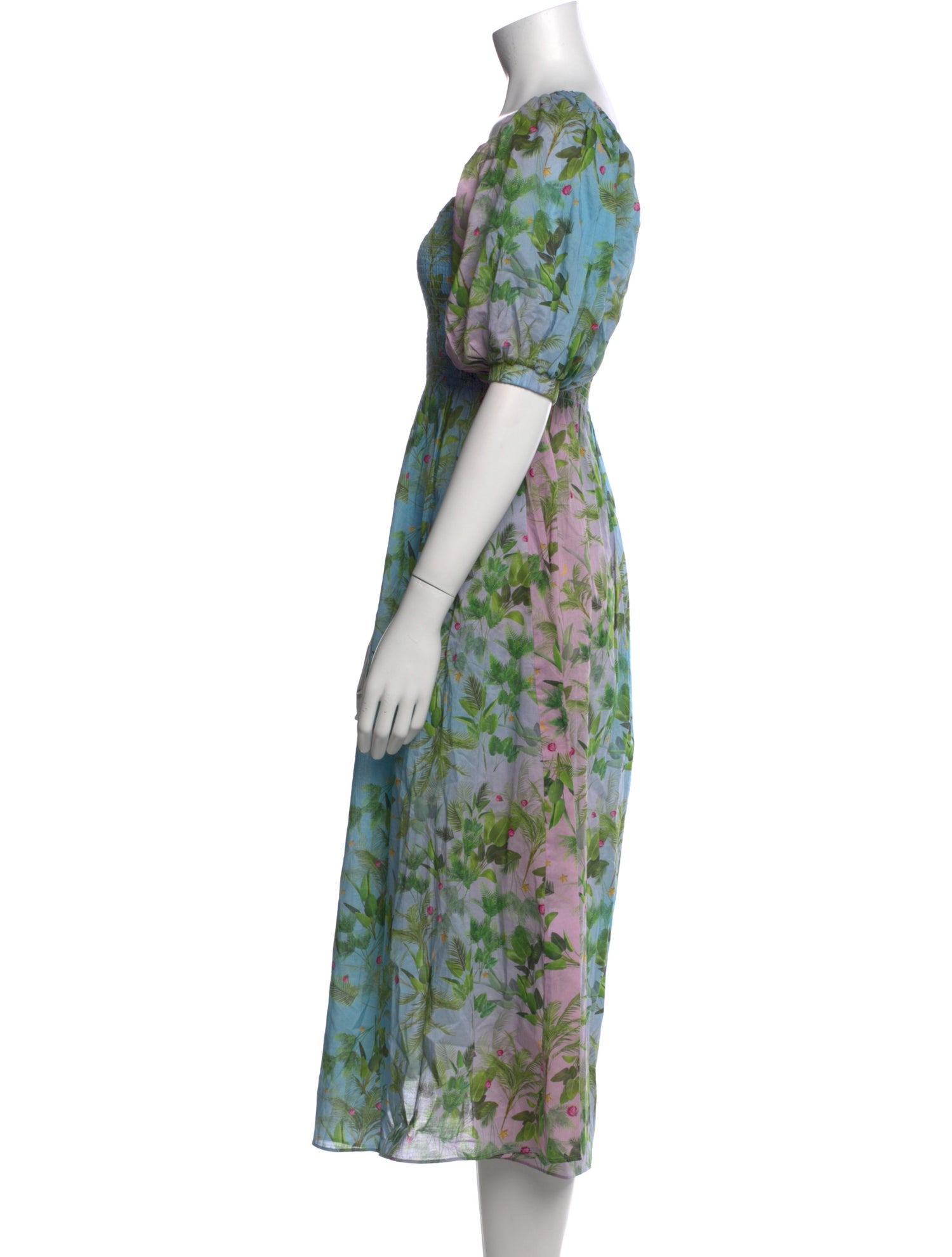 Cynthia Rowley Floral Print Long Dress