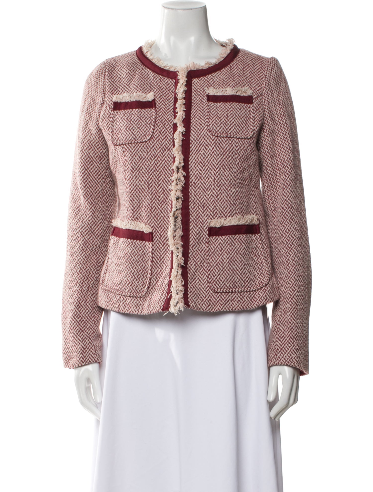 Cynthia Rowley Tweed Pattern Jacket